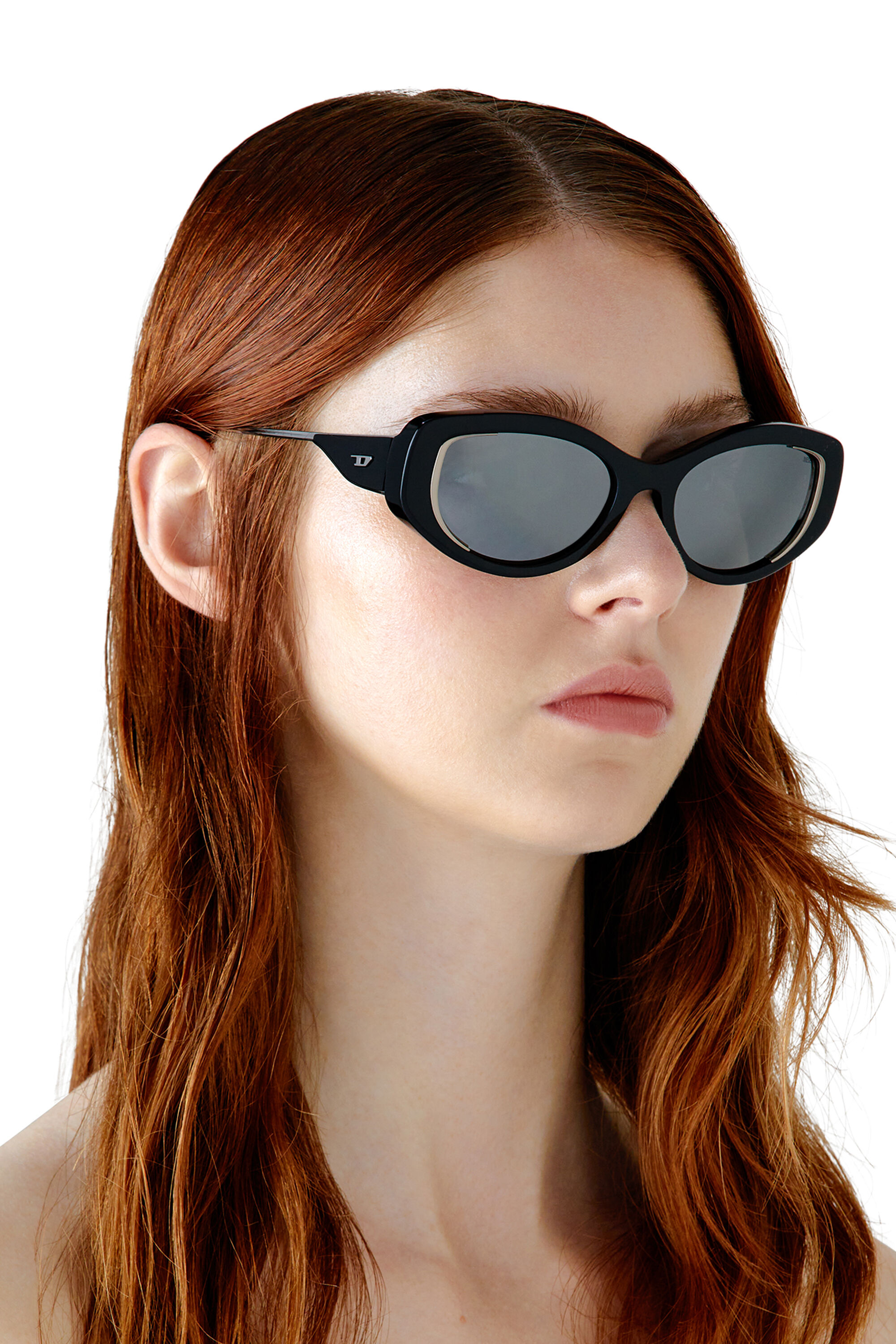 Diesel - 0DL2001 SIZE 54, Lunettes de soleil cat-eye Mixte in Noir - 6