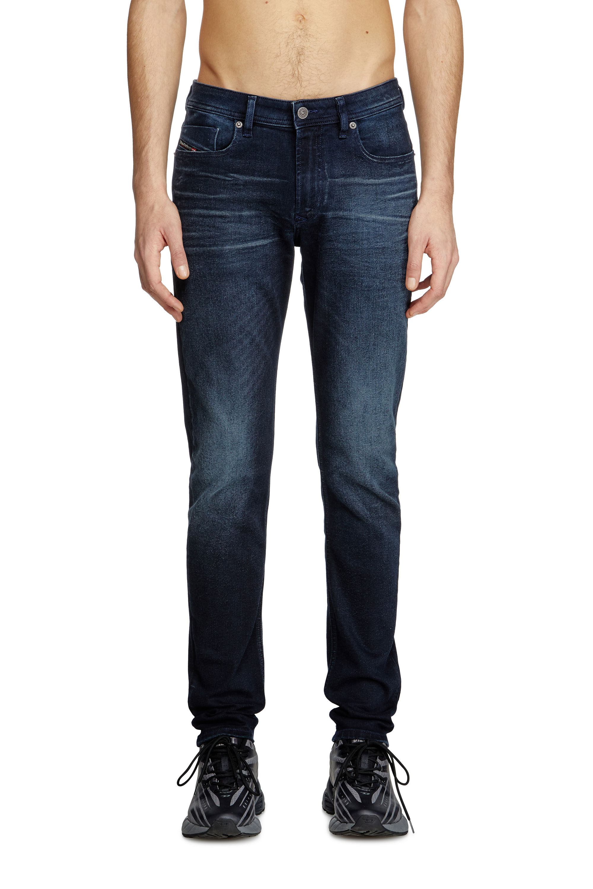 Diesel - Skinny Jeans 1979 Sleenker 0BMBU Homme, Bleu Foncé - Image 3