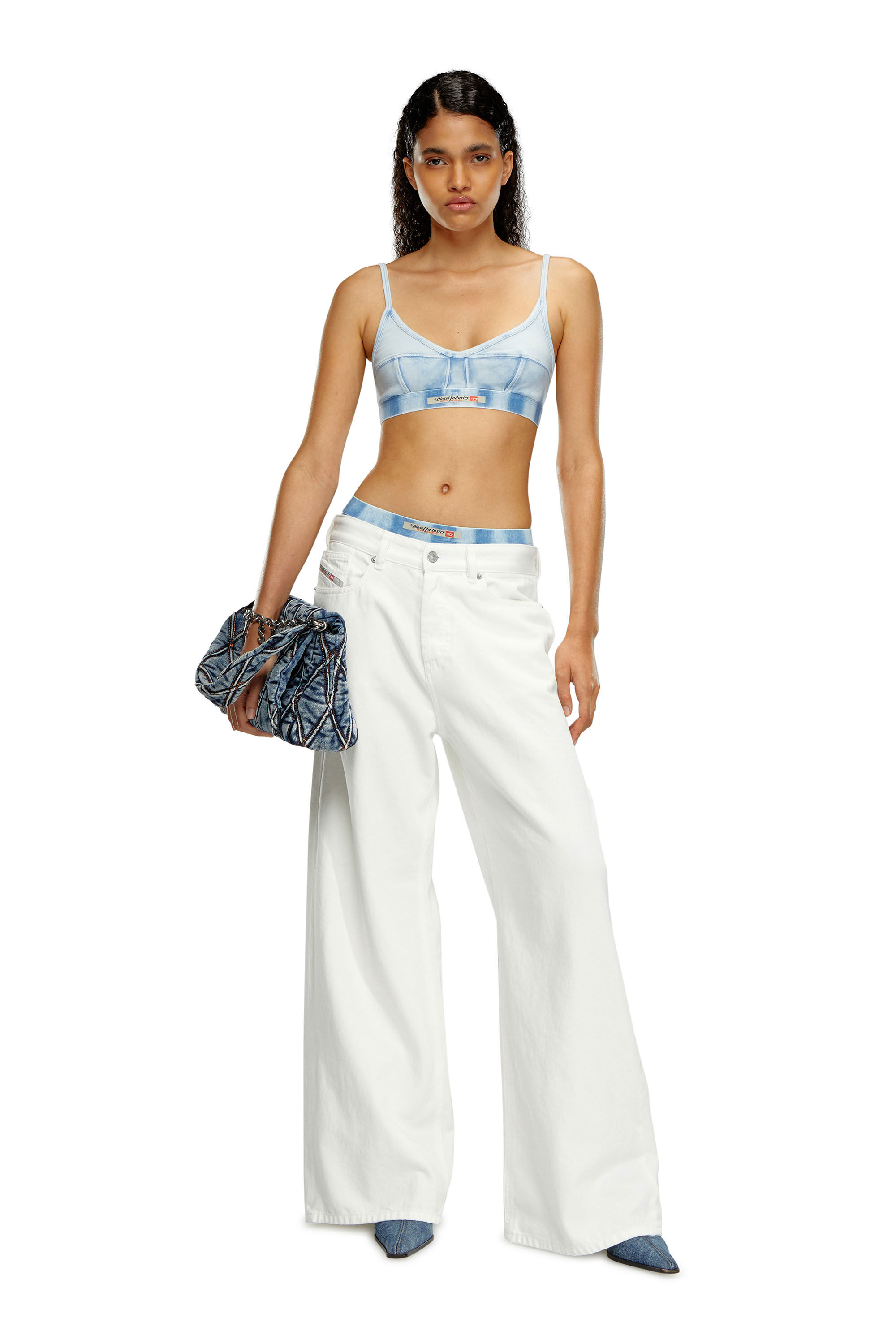 Diesel - Relaxed Jeans 1996 D-Sire 09I41 Femme, Blanc - Image 1