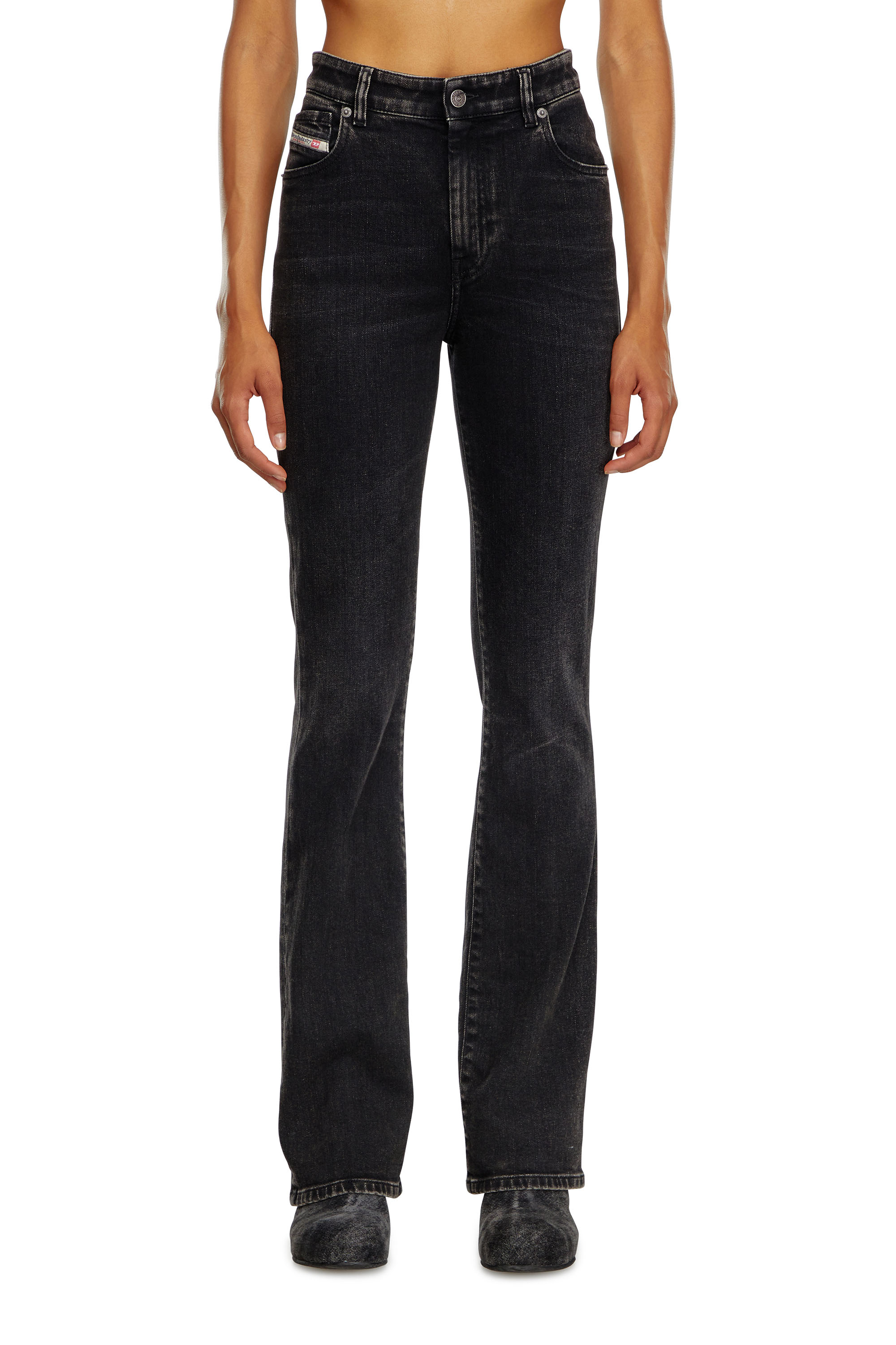 Diesel - Bootcut Jeans 2003 D-Escription 09I30 Femme, Noir/Gris foncé - Image 1