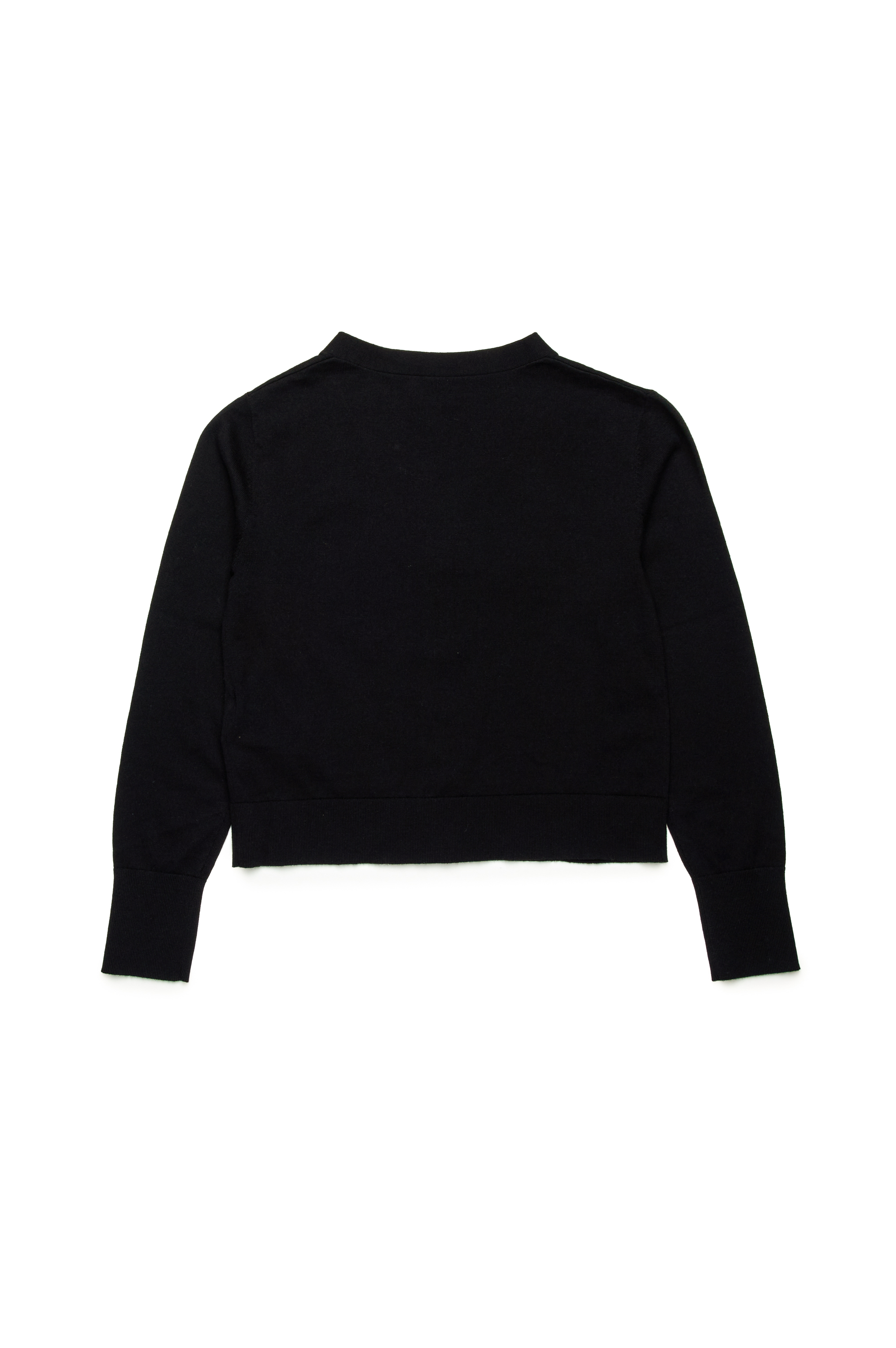 Diesel - KMARTE, Cardigan avec cut-out à logo Oval D Femme in Noir - 2