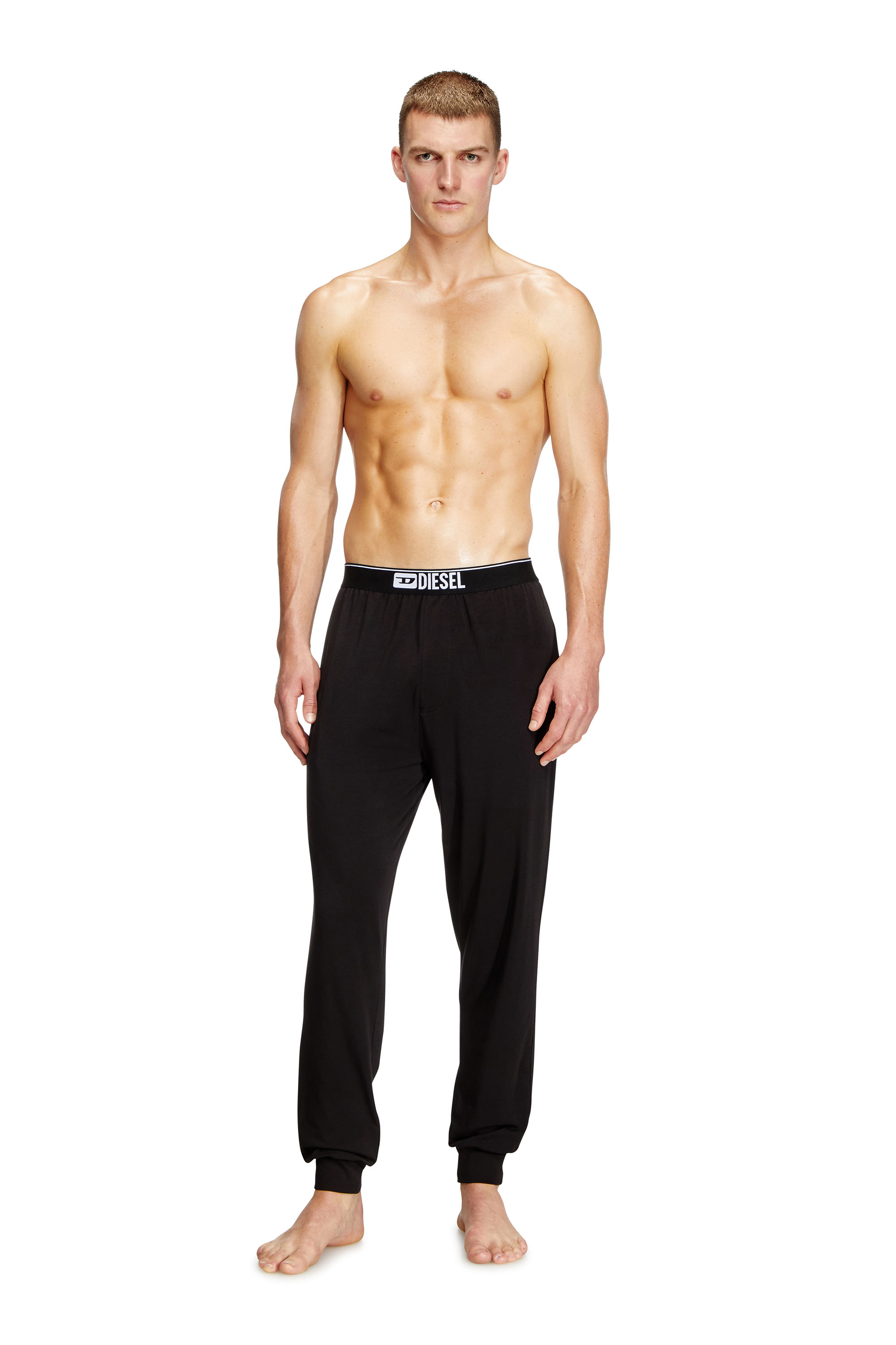 Diesel - JULIO-D-BOX, Pantalon de survêtement Denim Division Homme in Noir - 1