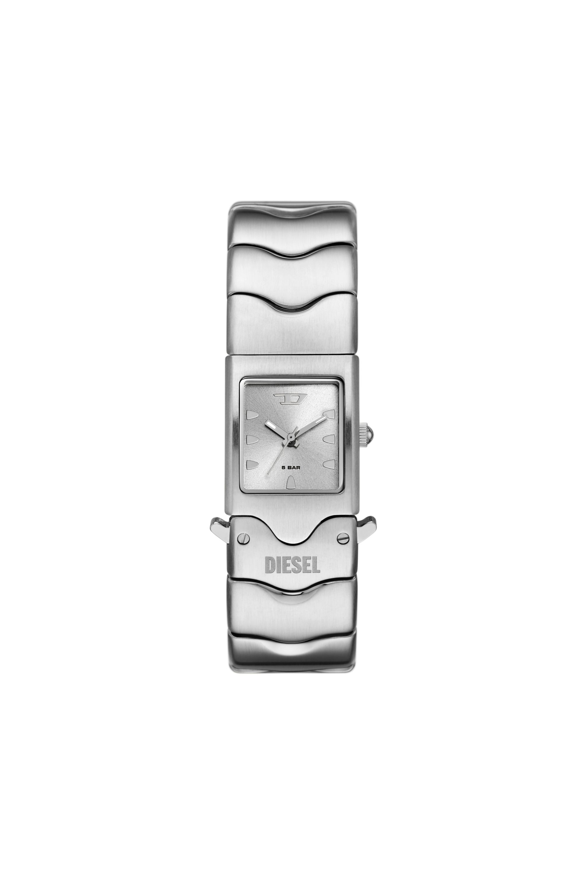 Diesel - DZ2222, Montre Closer en acier inoxydable Mixte in Gris argenté - 1