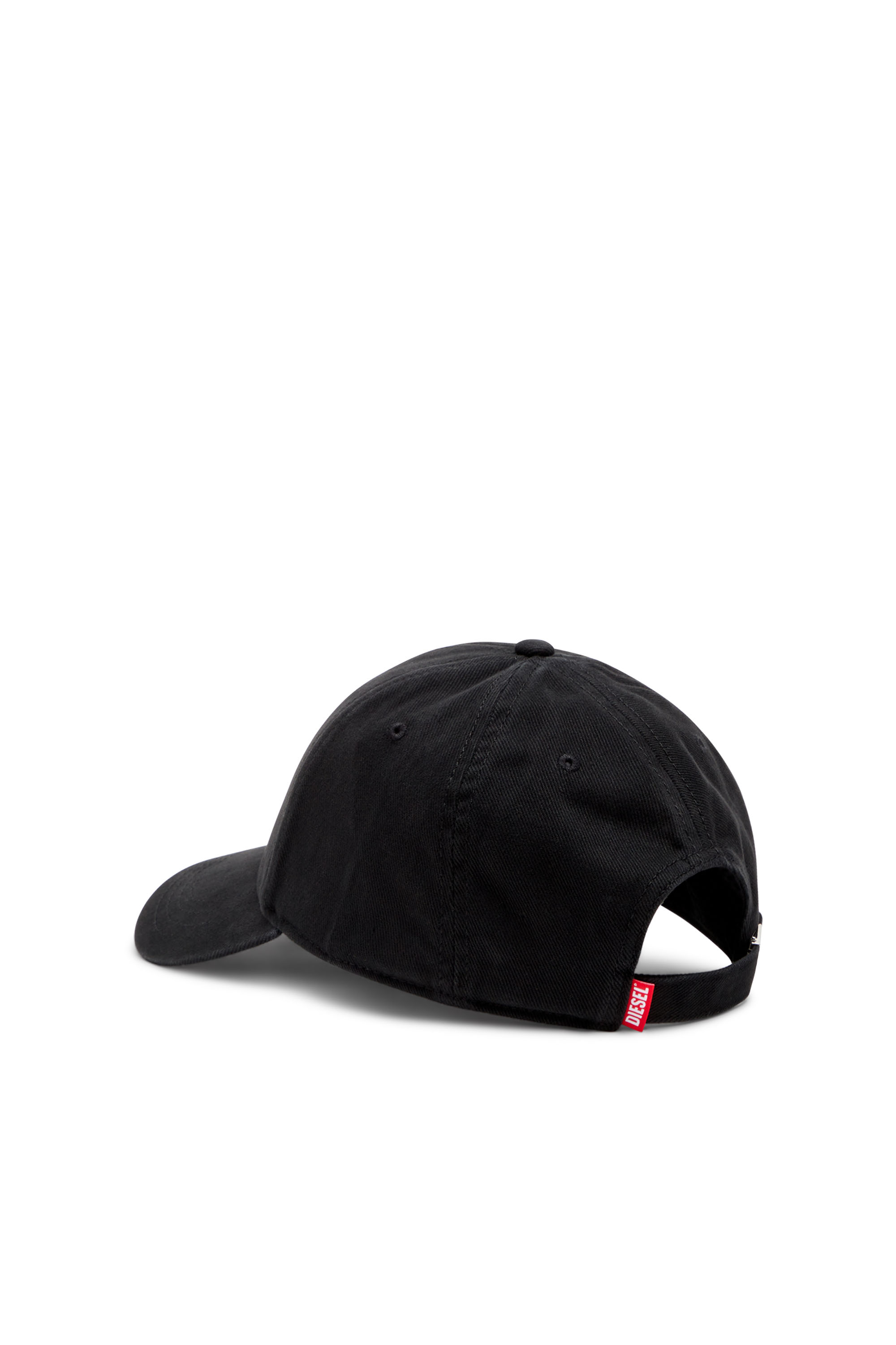 Diesel - CORRY-JACQ-WASH, Casquette de baseball avec empiècement à logo Homme in Noir - 2