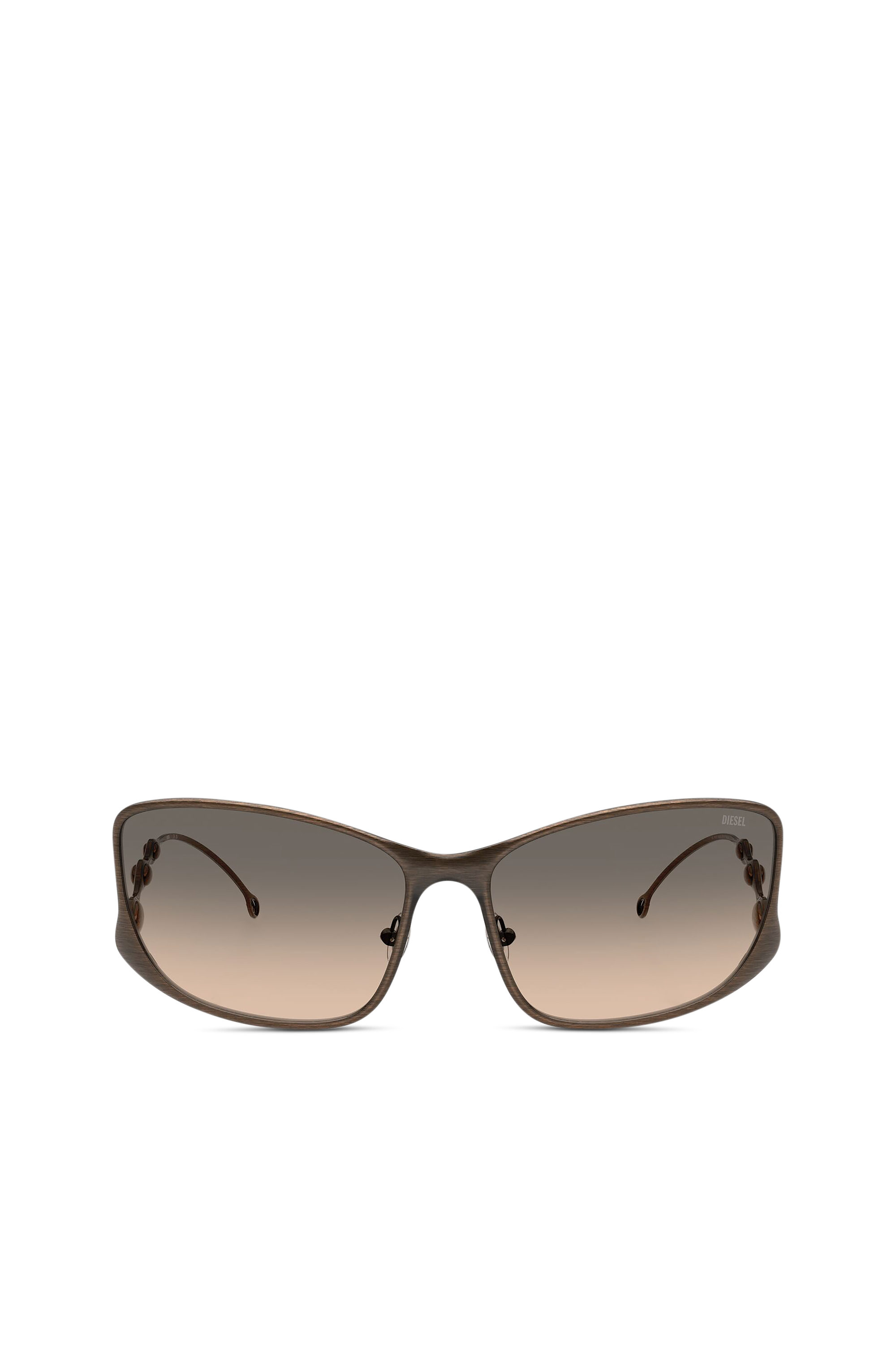 Diesel - 0DL1013, Lunettes de soleil rectangulaires Mixte in Marron - 2