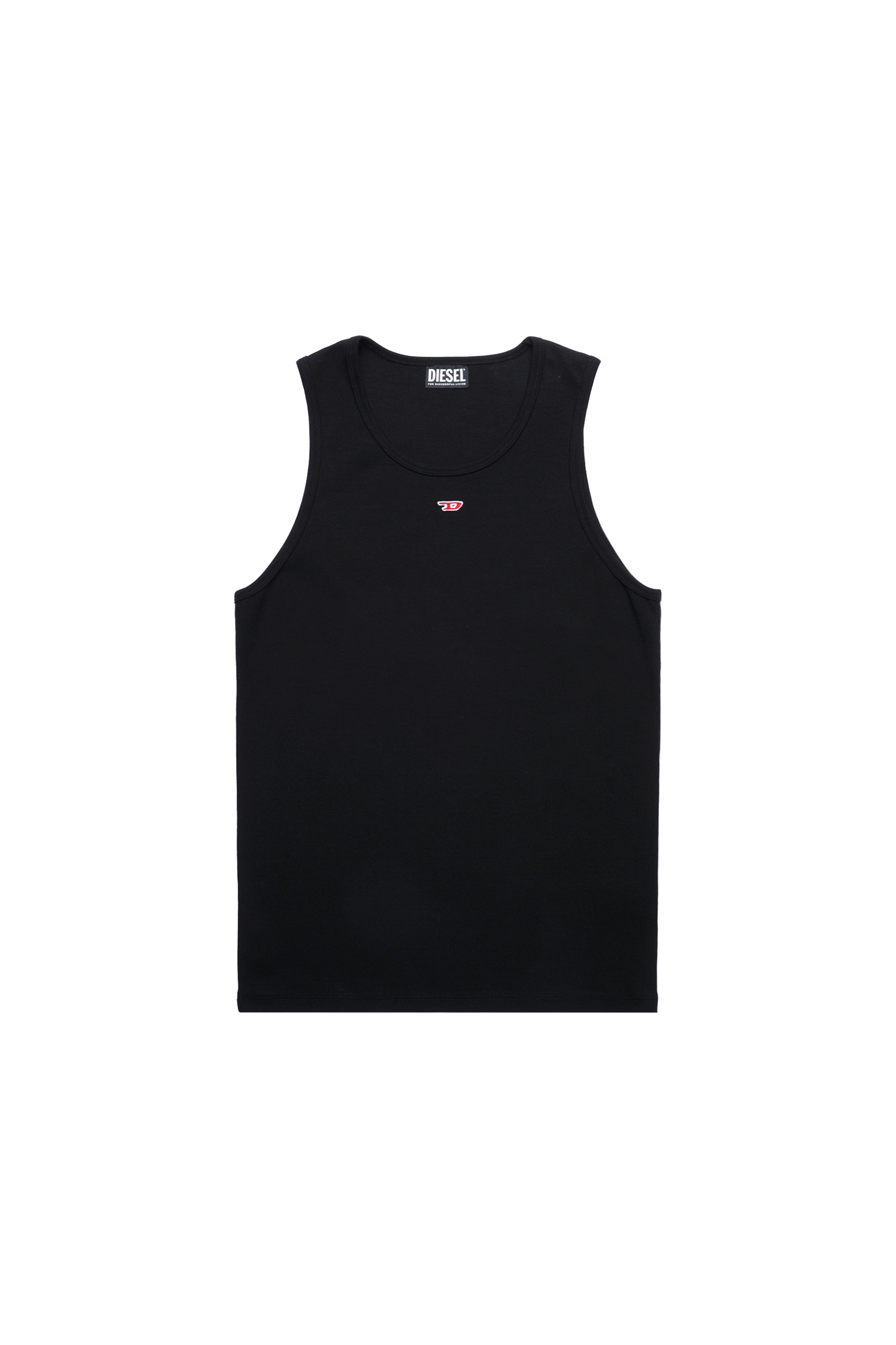 Diesel - T-LIFTY-D, Débardeur avec mini empiècement D Homme in Noir - 3