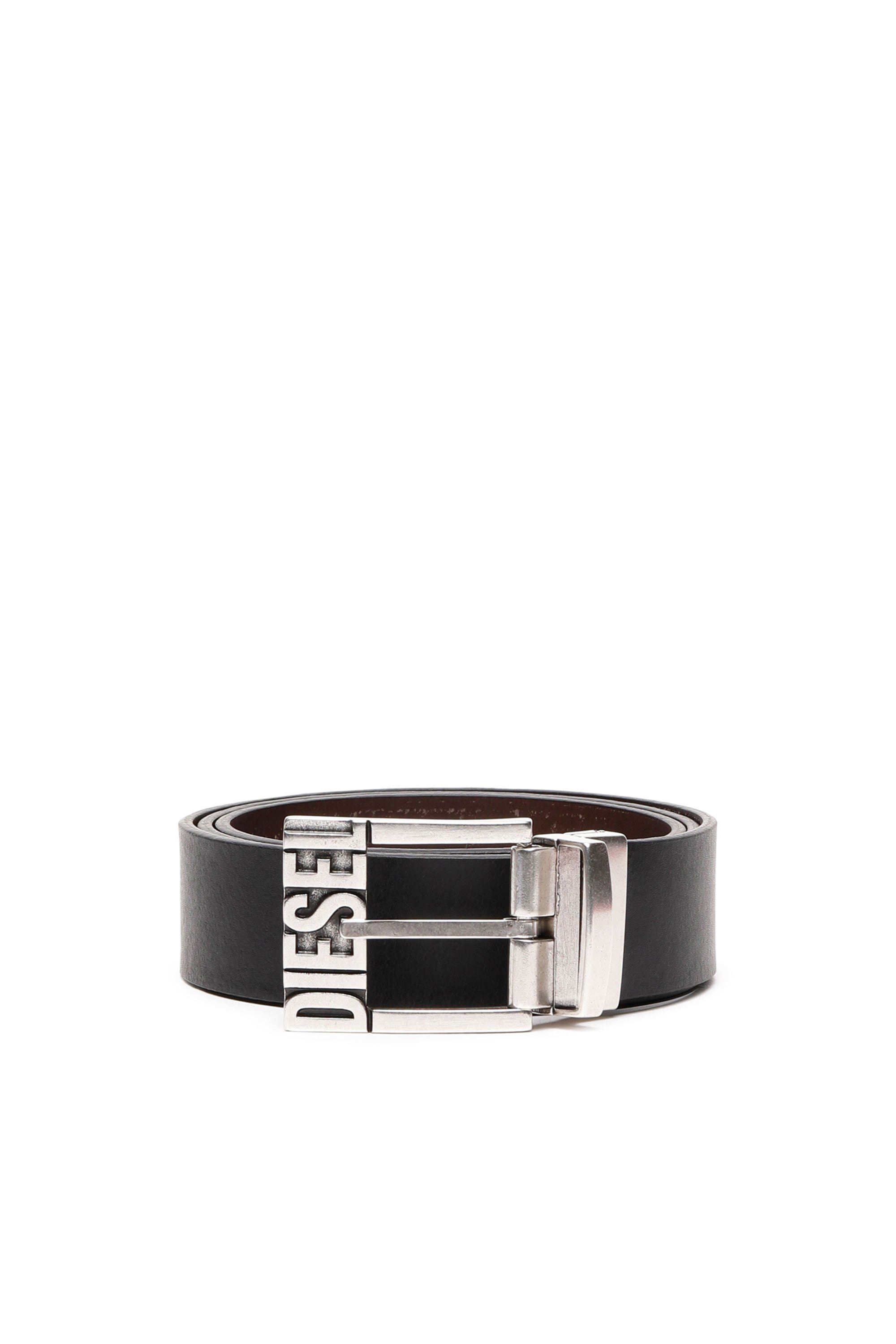 Diesel - B-SHIFT II, Ceinture 3.4 cm en cuir réversible Homme in Polychrome - 1