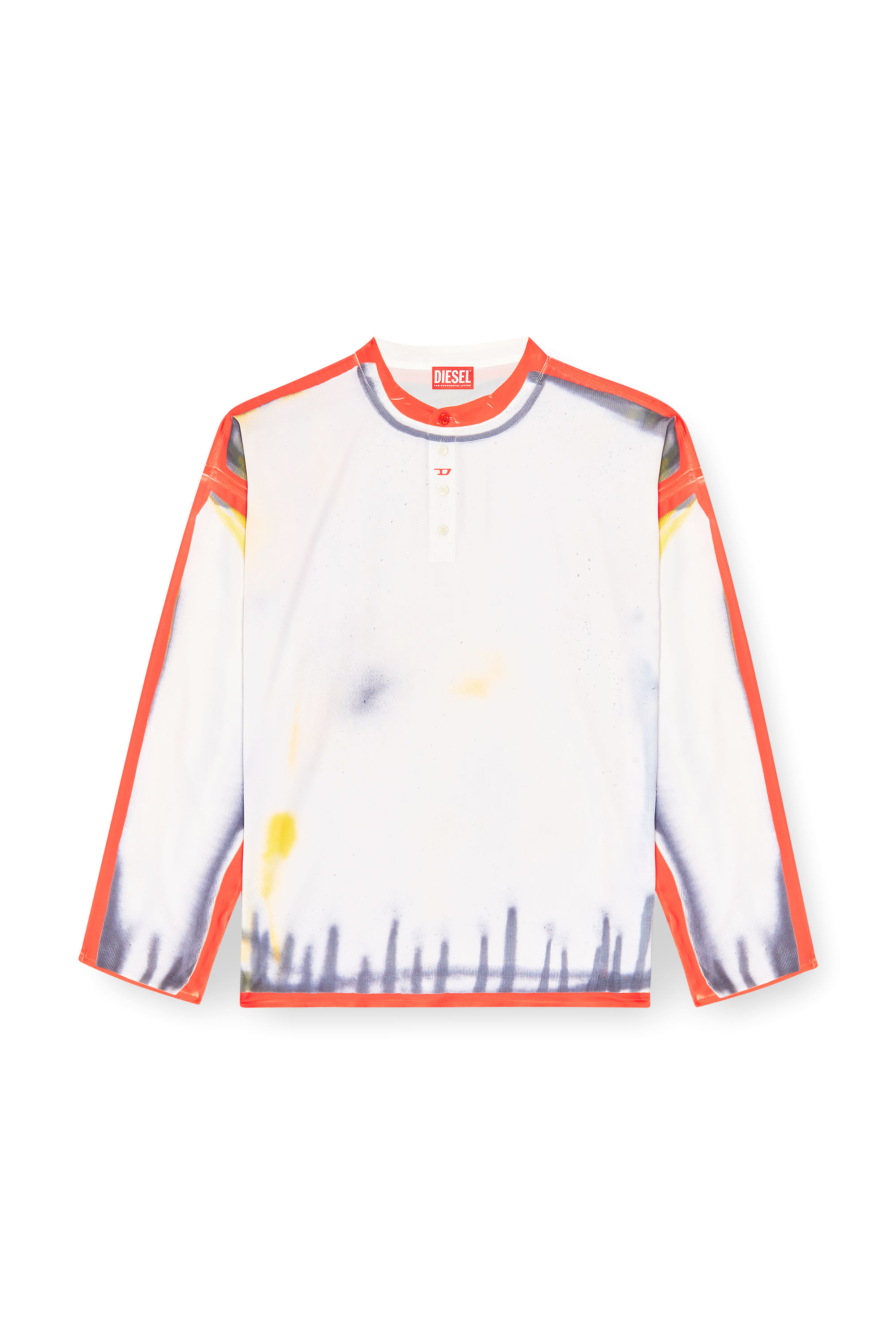 Diesel - T-OLAVI-A-SER-GRAFFITI-USA, Top Henley avec imprimé graffiti Mixte in Polychrome - 3