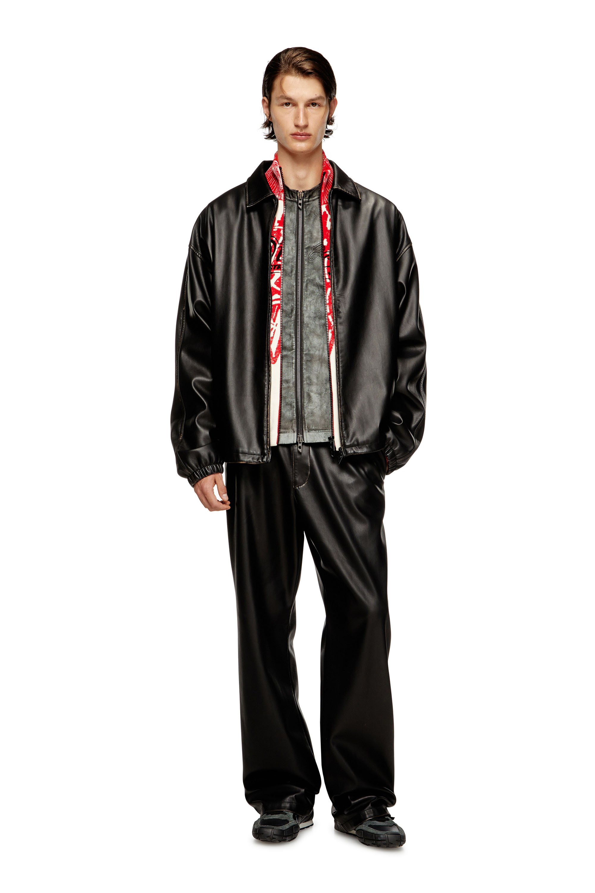 Diesel - J-AKE, Veste en tissu technique traité Mixte in Noir - 2