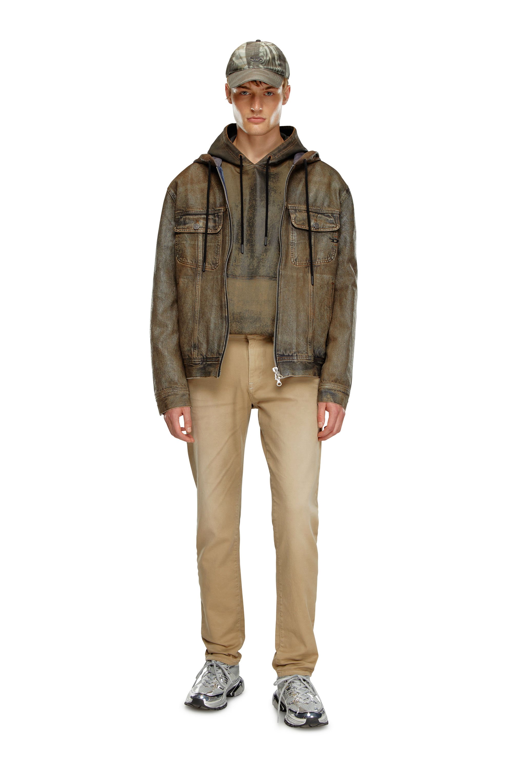 Diesel - Slim 2060 D-Strukt Joggjeans® 0670M Homme, Beige - Image 2