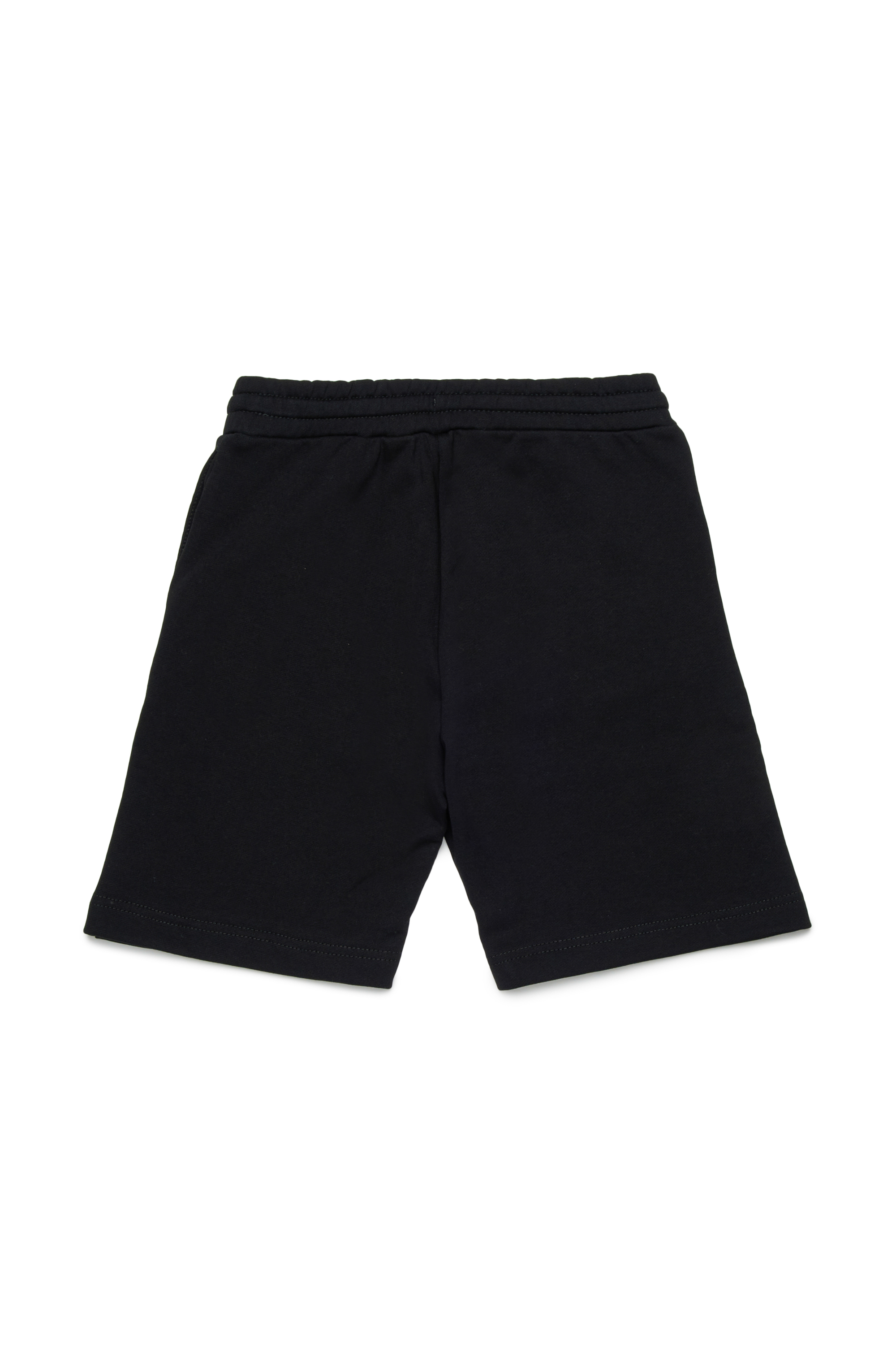 Diesel - PBASESHORT, Short de survêtement avec logo dégradé Homme in Noir - 2