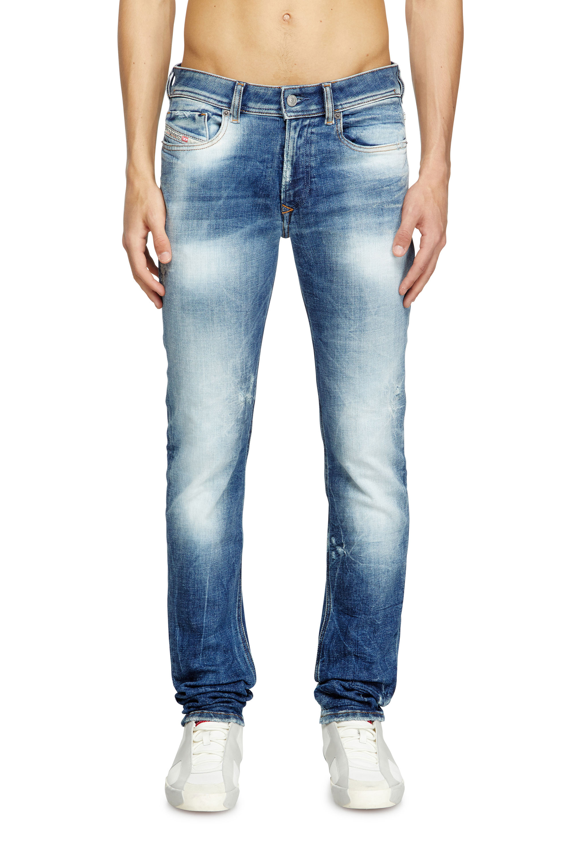 Diesel - Skinny Jeans 1979 Sleenker 09M27 Homme, Bleu Foncé - Image 1