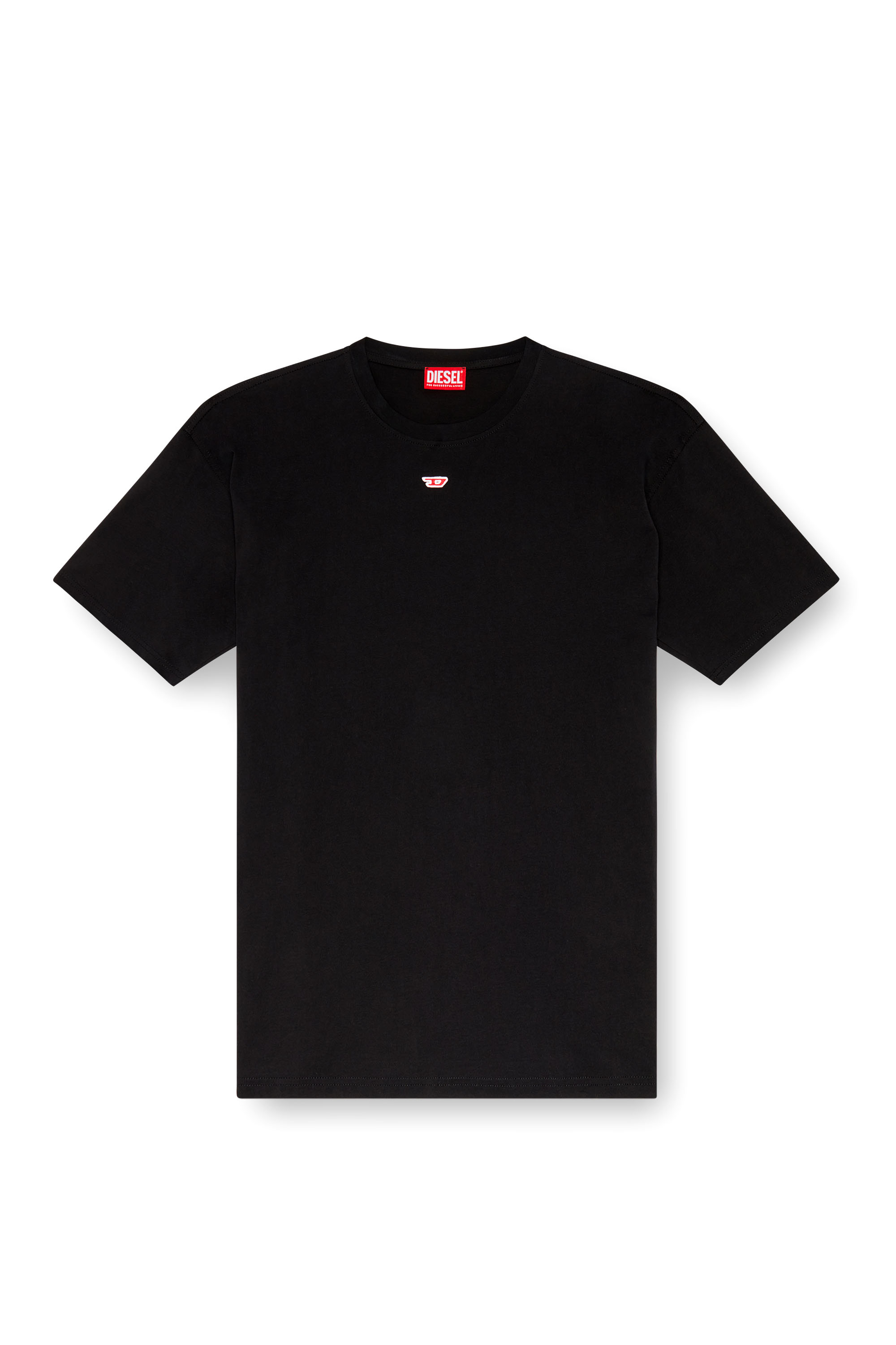 Diesel - T-BOXT-D, T-shirt avec empiècement D brodé Mixte in Noir - 4