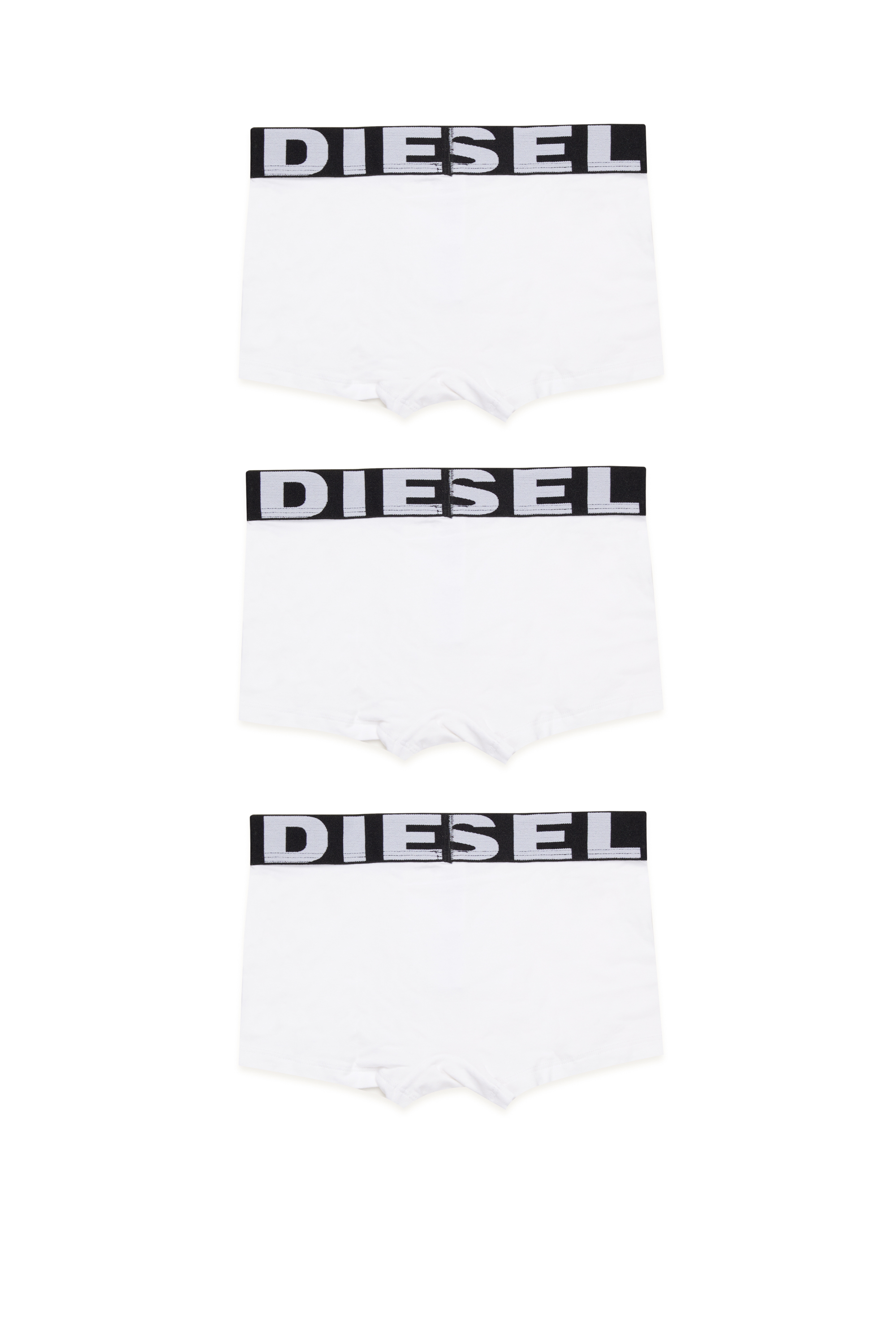 Diesel - UMBX-UPARRYTHREEPACK-DSL, Boxer avec taille à maxi logo Homme in Blanc - 2