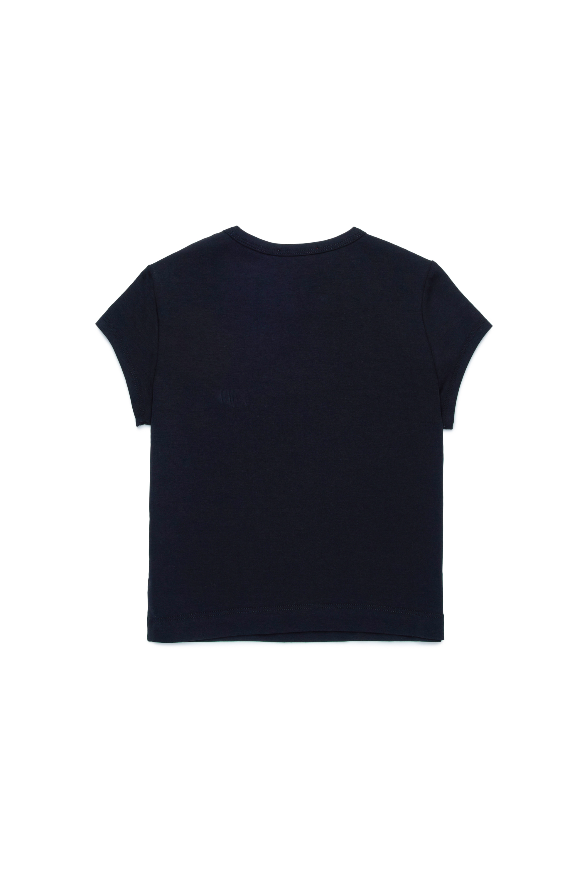 Diesel - TANGIE, T-shirt avec logo Oval D cut-out Femme in Noir - 2