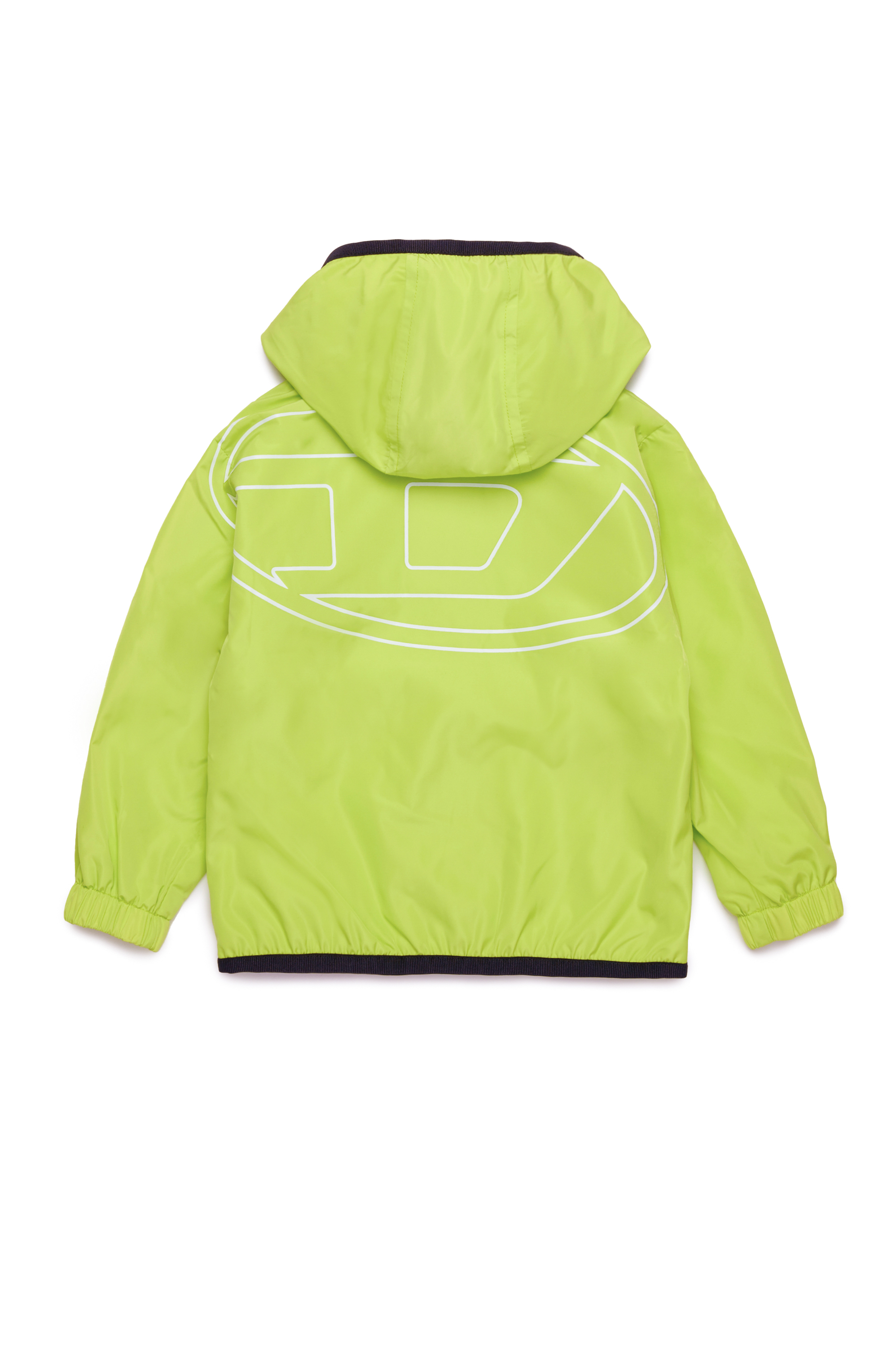 Diesel - JFLOGB, Veste à capuche avec mega imprimé Oval D Mixte in Vert - 2