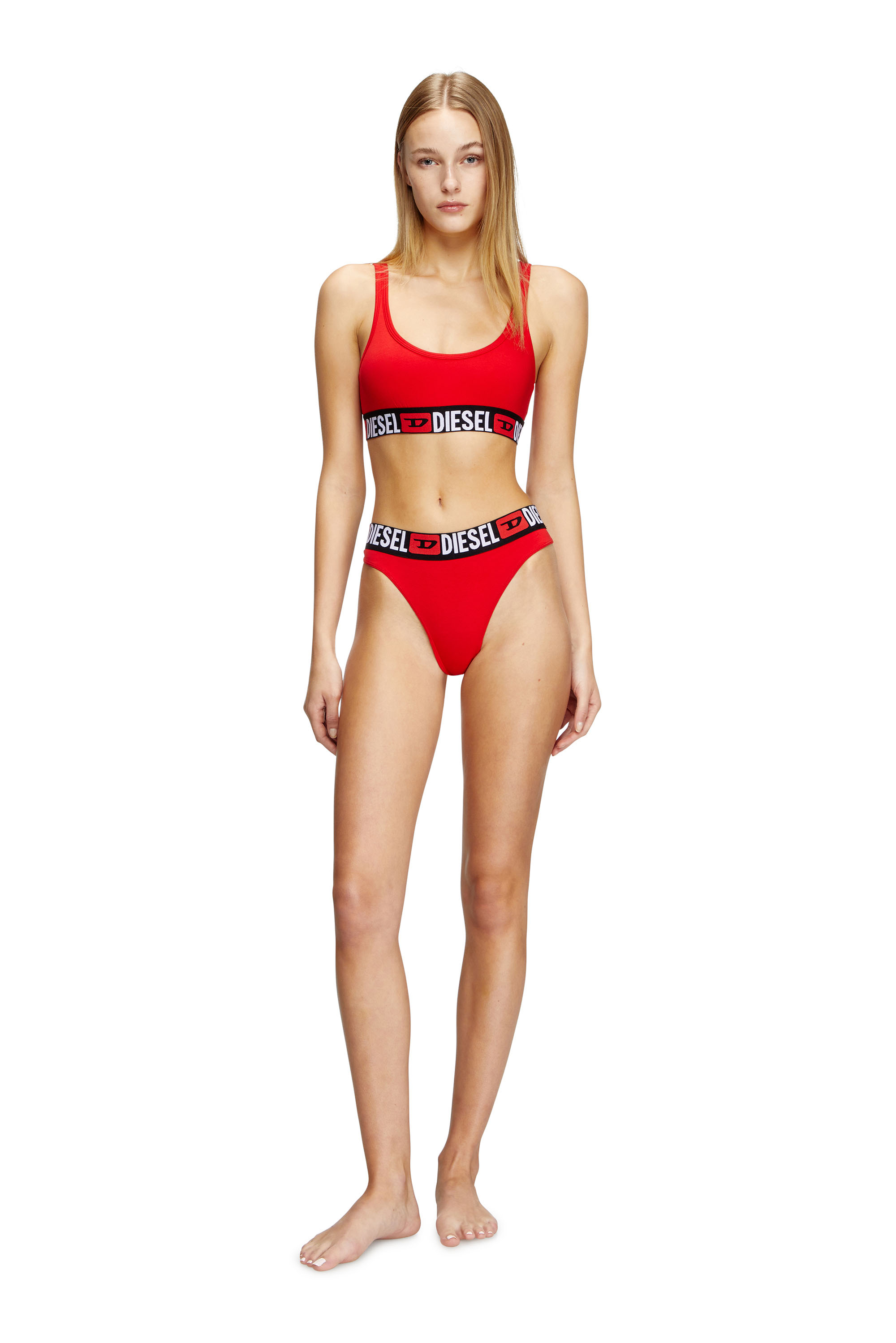 Diesel - UFST-STARS-THREEPACK, Lot de 3 strings avec taille à logo Femme in Polychrome - 3