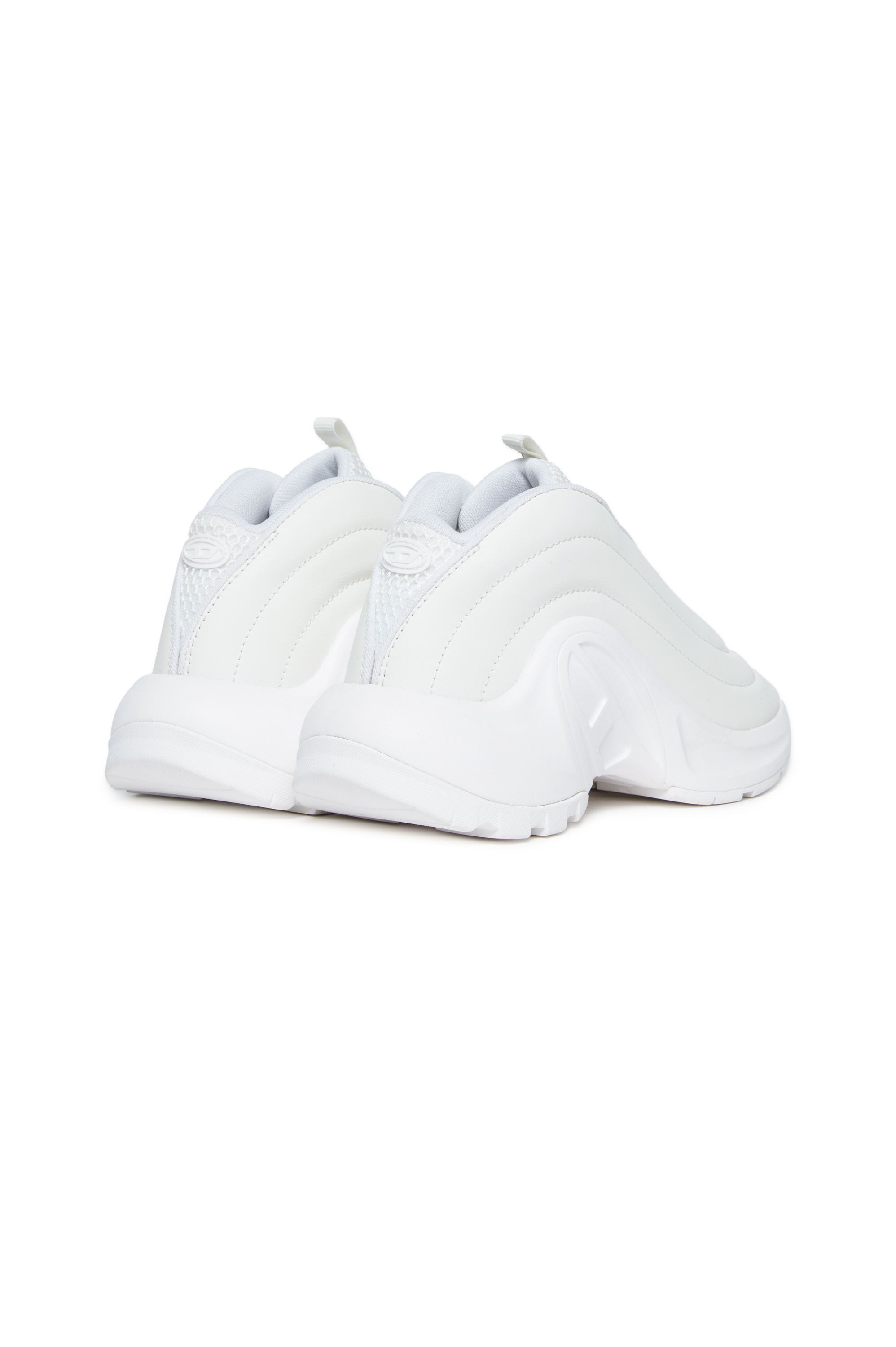 Diesel - S-D-RUNNER, Sneakers monochromes matelassées Mixte in Blanc - 3