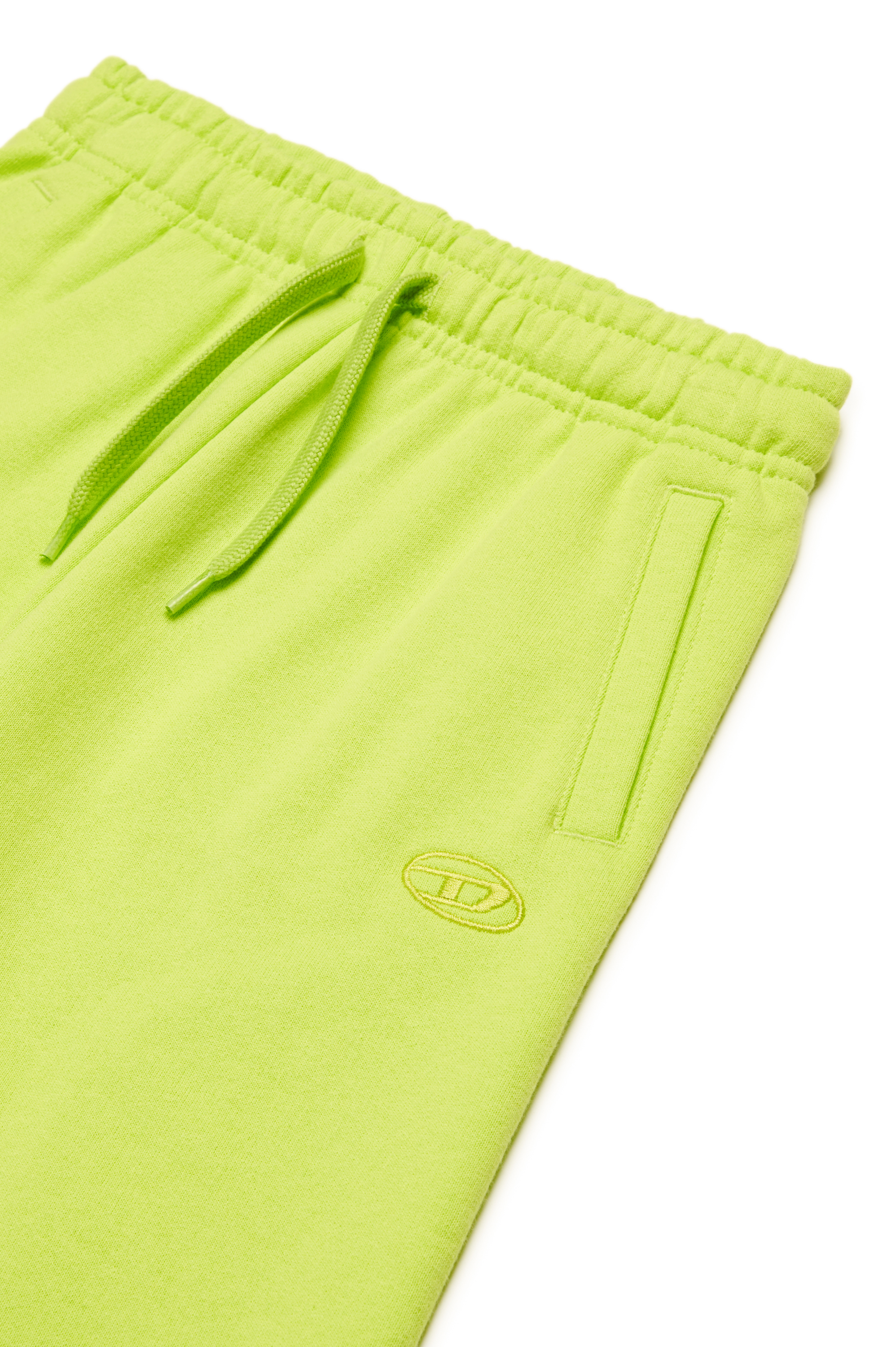 Diesel - PBETTYMEGOVALD, Short de survêtement avec broderie Oval D Homme in Vert - 3