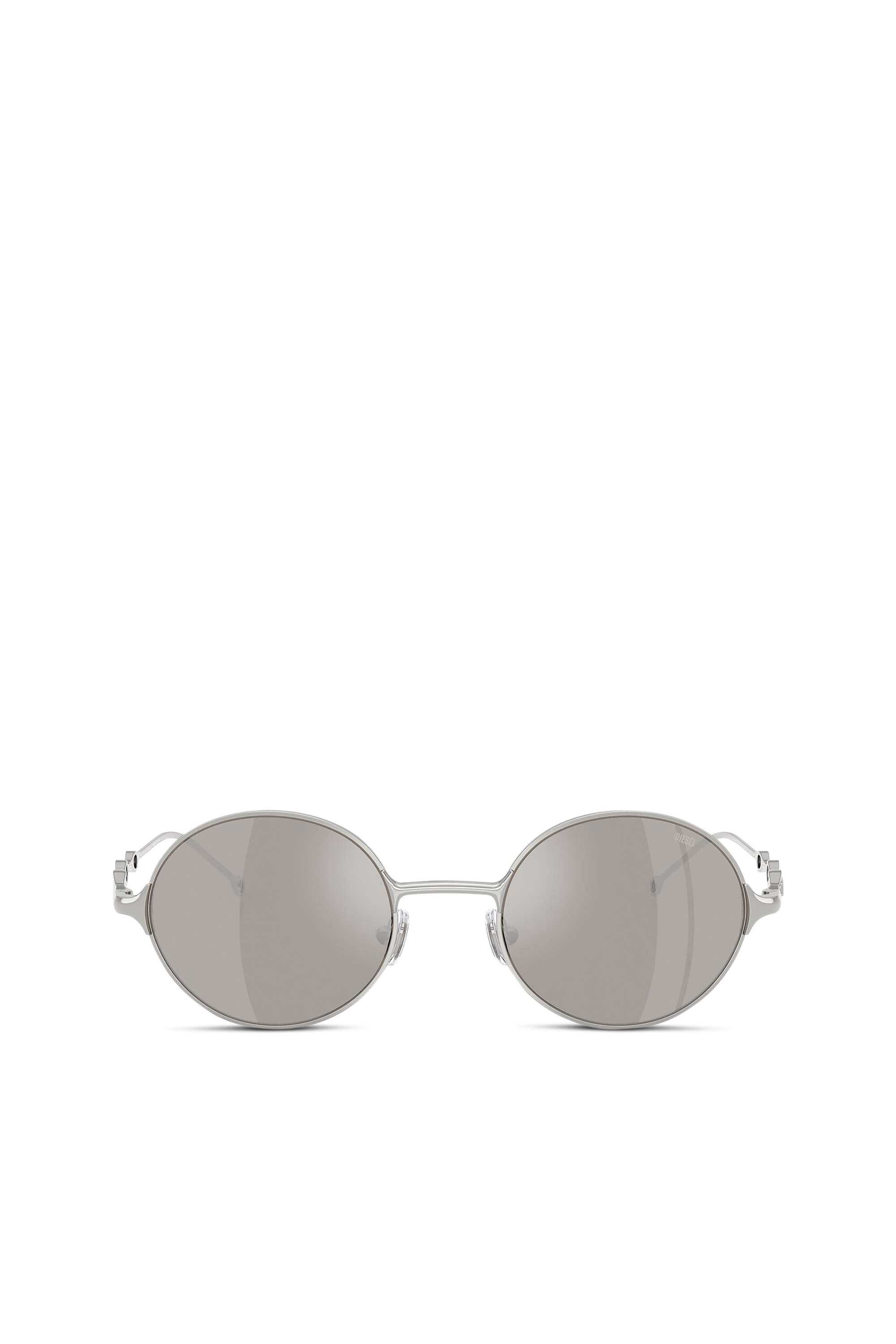 Diesel - 0DL1008, Lunettes de soleil carrées Mixte in Gris argenté - 2