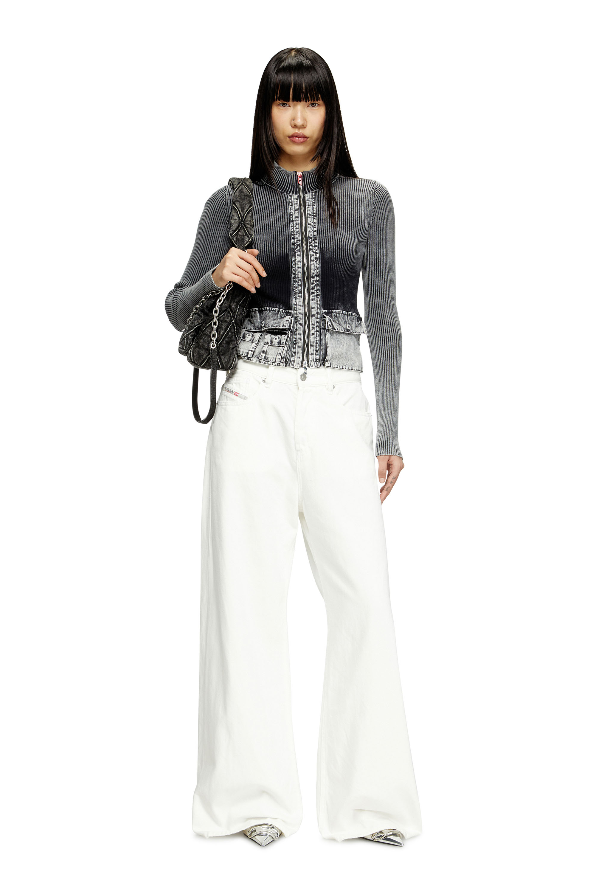 Diesel - Relaxed Jeans 1996 D-Sire 09I41 Femme, Blanc - Image 2