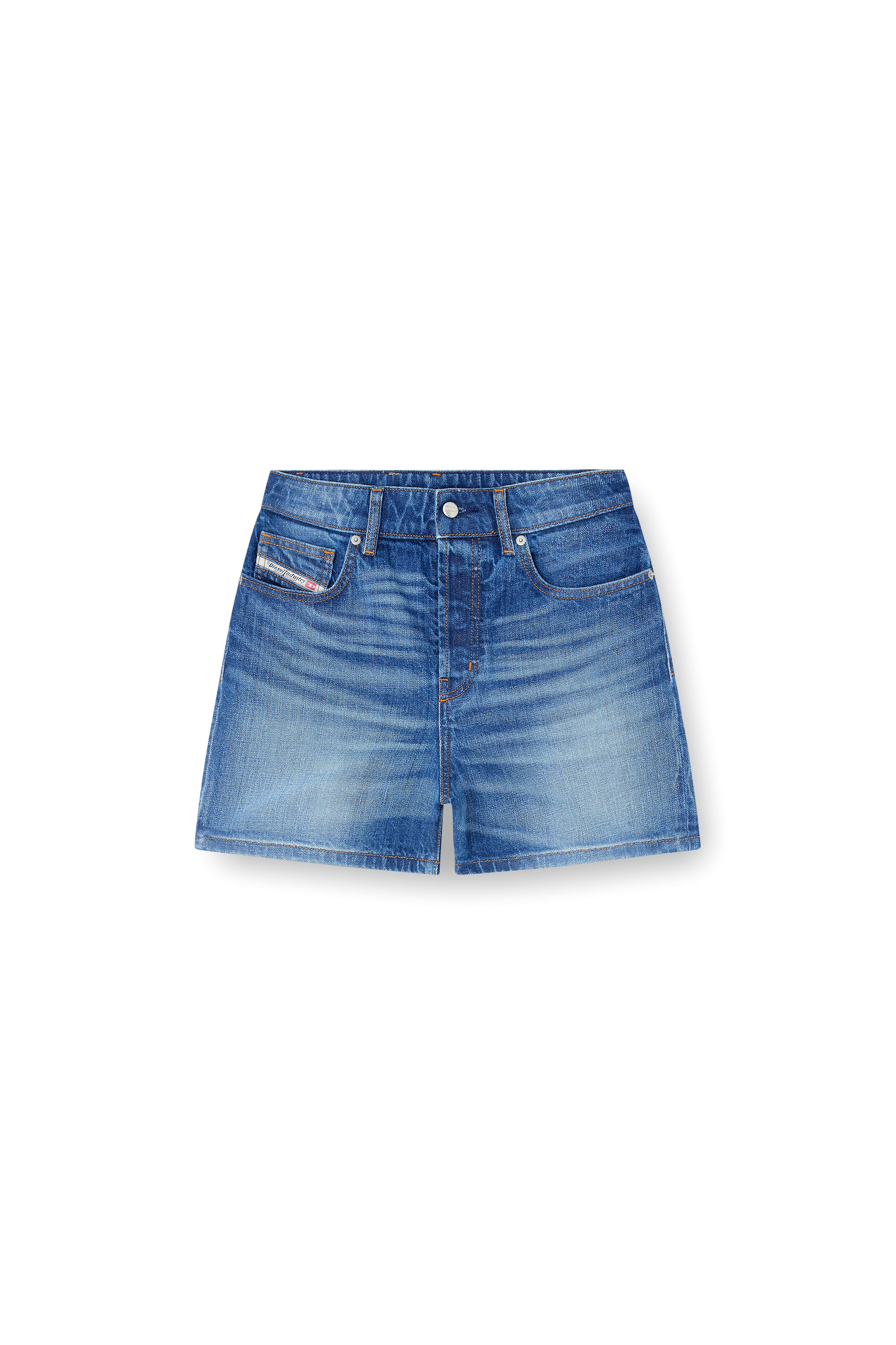 Diesel - DE-JIRO, Short en denim Femme in Bleu - 3
