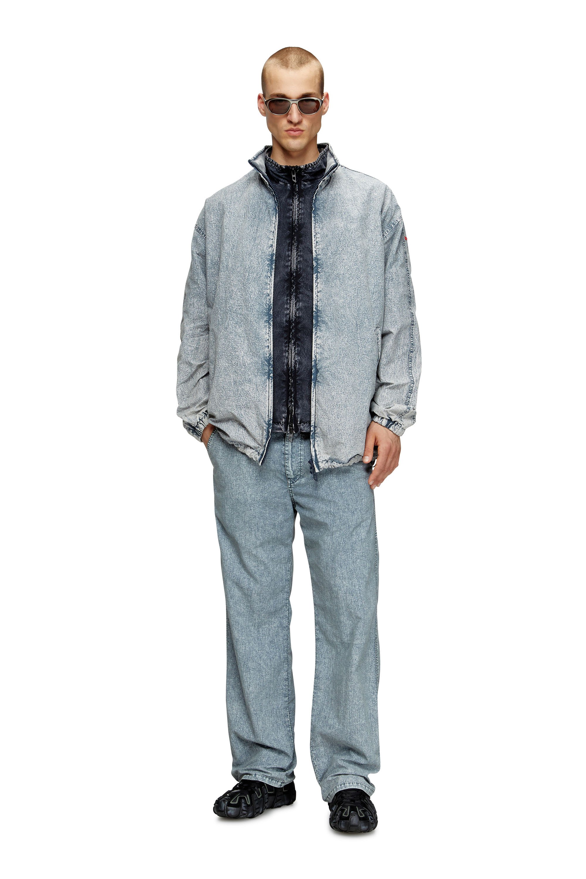 Diesel - J-WILSON, Veste en taslan de nylon recyclé Homme in Bleu - 2